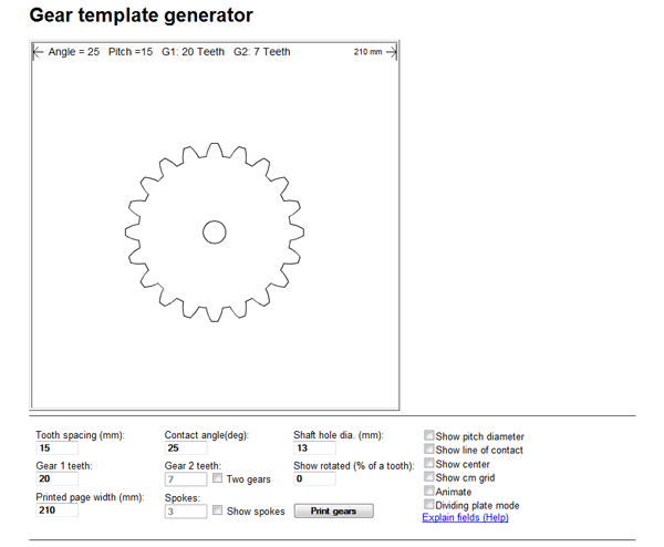 gear template generator crack