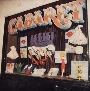Cabaret shop window