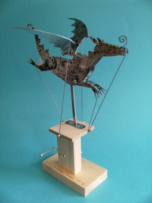 Flying Dragon (Black and Silver) by Keith Newstead