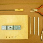 Various tools for bending brass rod, tubing, bar, and sheets