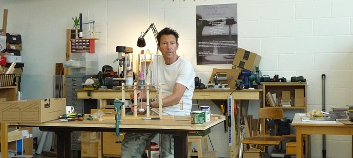 Stephen Guy working on an automata kit