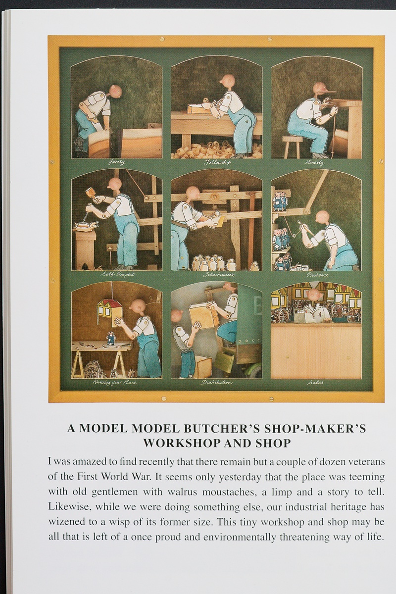 A model model butchers shop-maker's workshop and shop.