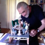 Paul Spooner showing a piece of automata